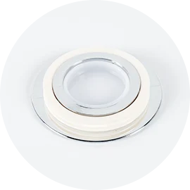 Composants en plastique pour luminaires