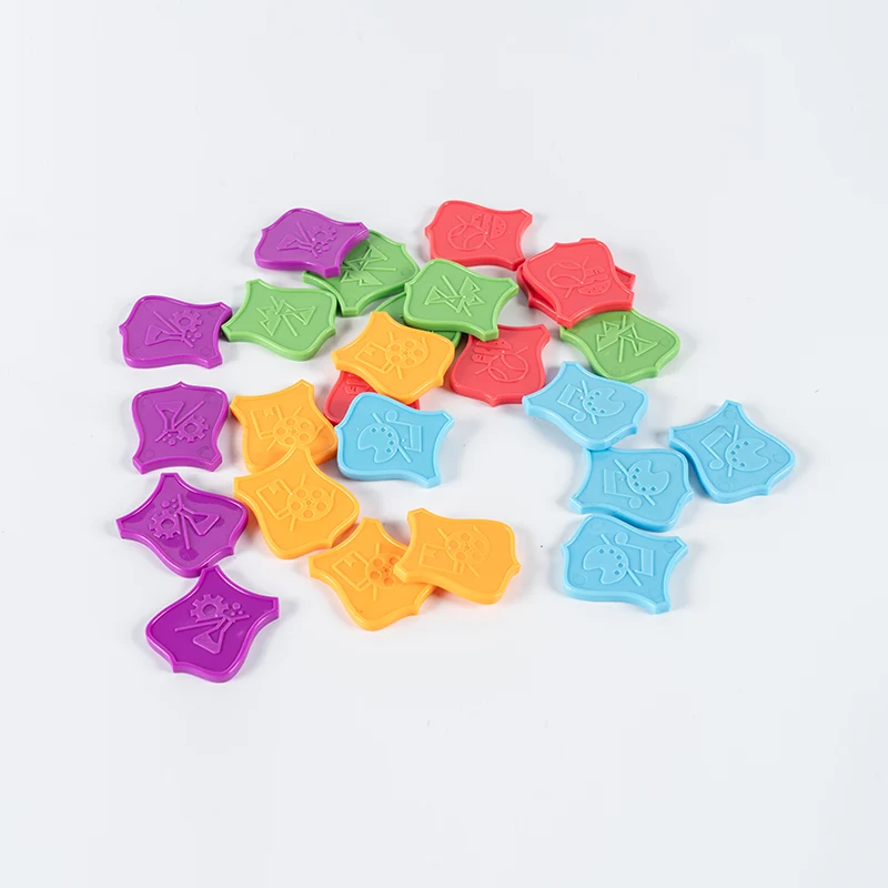 Jetons en plastique pour jeux de société