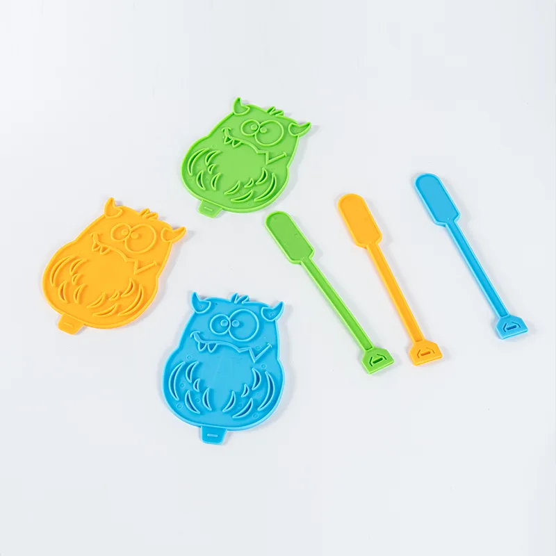 Jouet à clapet en plastique en forme de dessin animé