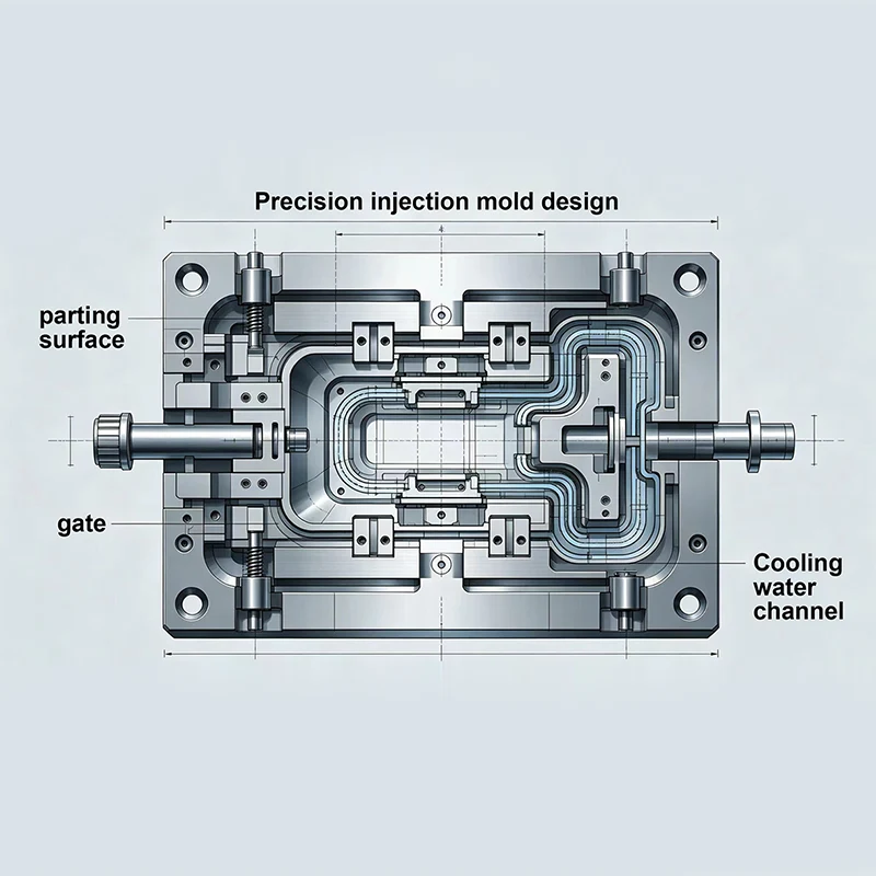 Conception de moules d’injection de précision